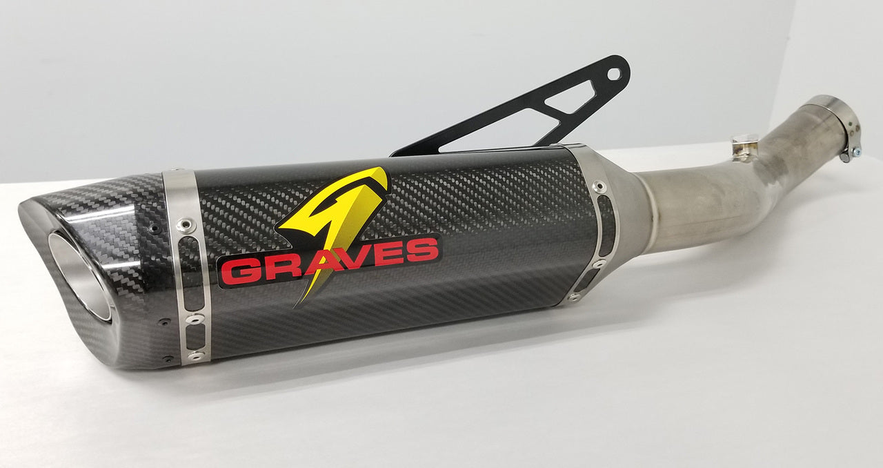 Graves motorsportscat eliminator carbon exhaust system RSV4 2017-2020 EXA-17RSV4-CETC