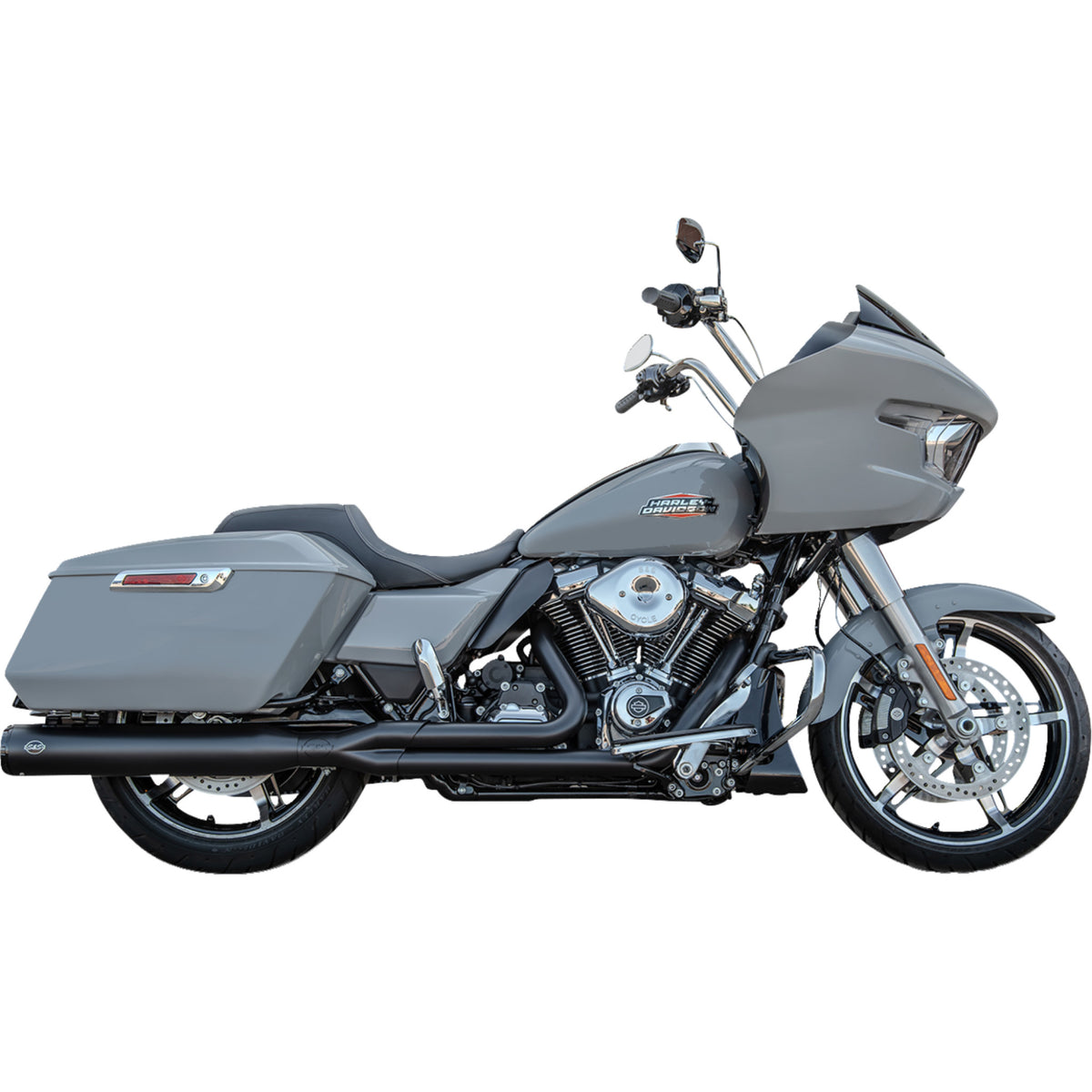 S&S Cycle GNX 2-Into-1 Exhaust System - 550-1167 For Harley Touring 2017-2026