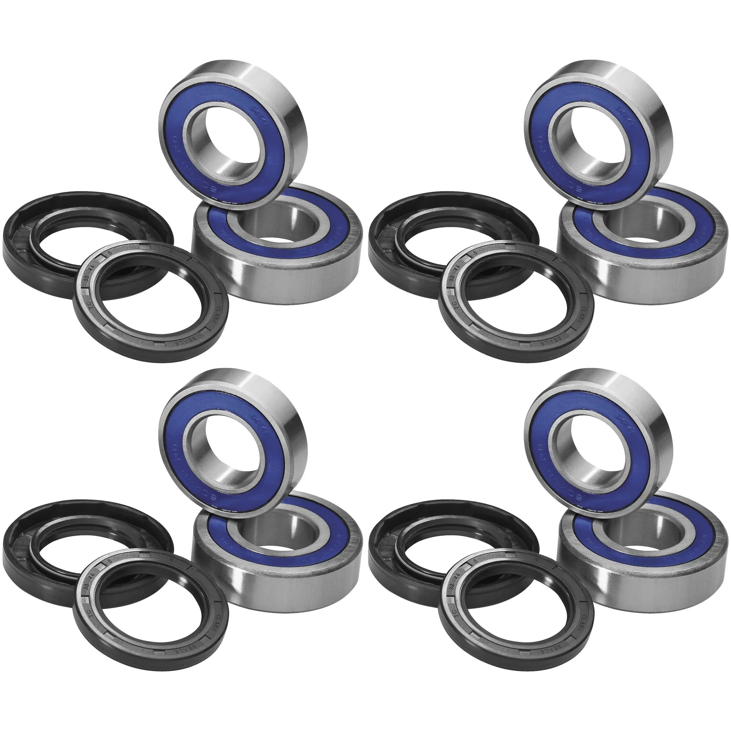 QUADBOSS Front and Rear Wheel Bearing Kits for Polaris RZR XP 1000 201
