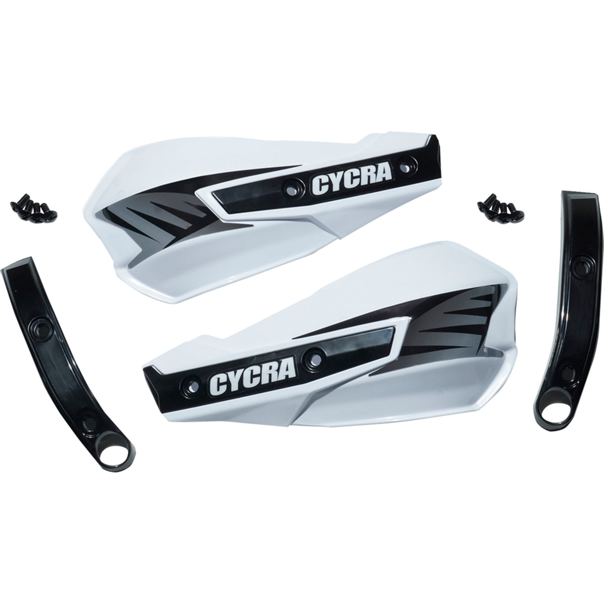 CYCRA 0635-27781CYC-1029-42 Replacement Vortex Handshields w/ Abrasion Guards white