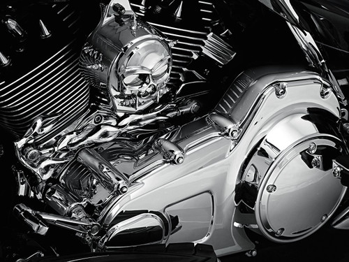 Kuryakyn 1-Piece Deluxe Chrome Inner Primary Cover (7780)