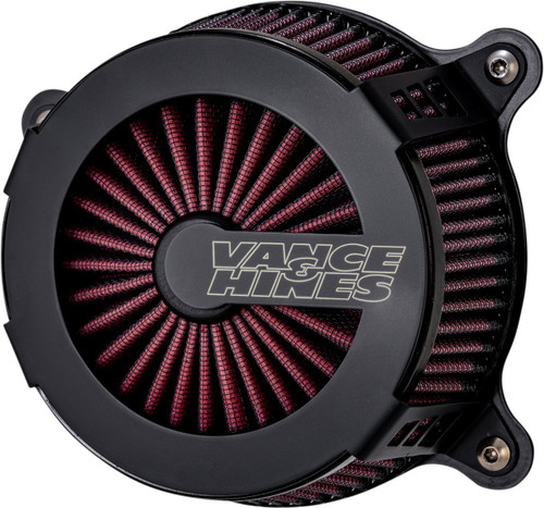 Vance & Hines Black Ceramic VO2 Cage Fighter Air Cleaner (40366)
