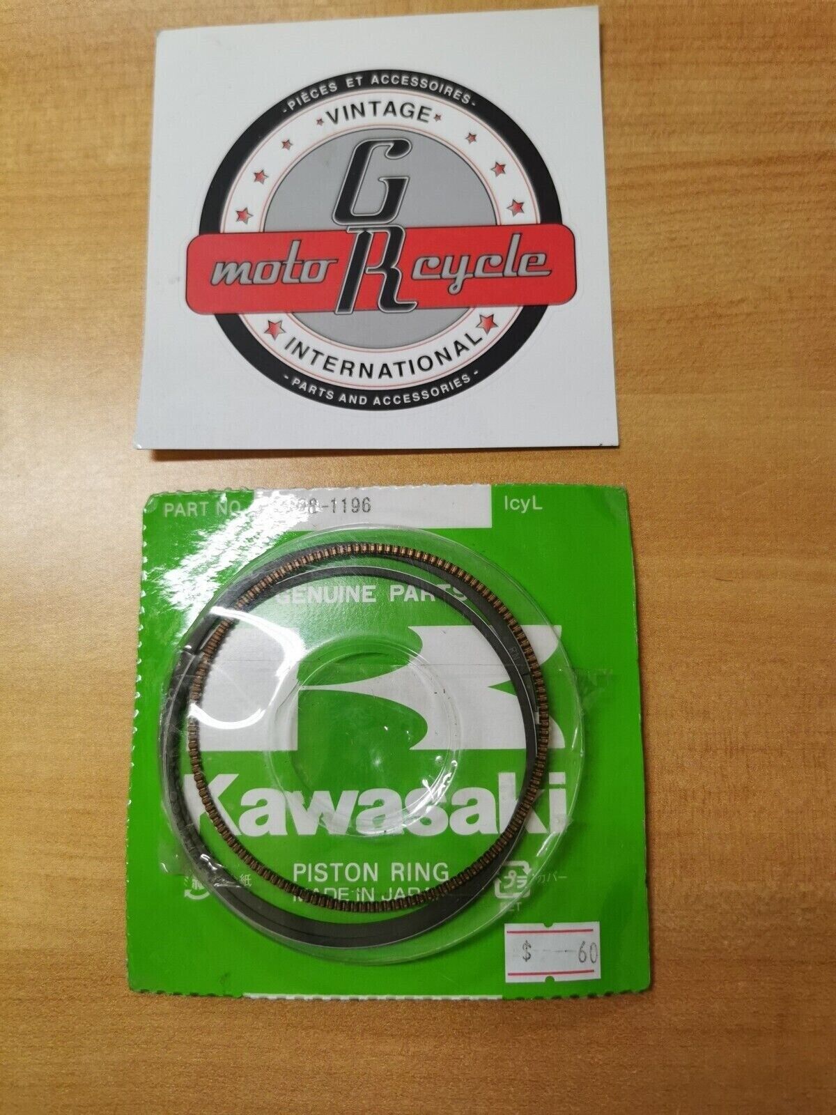 NEW KAWASAKI PISTON RING SET 13008-1196 K6