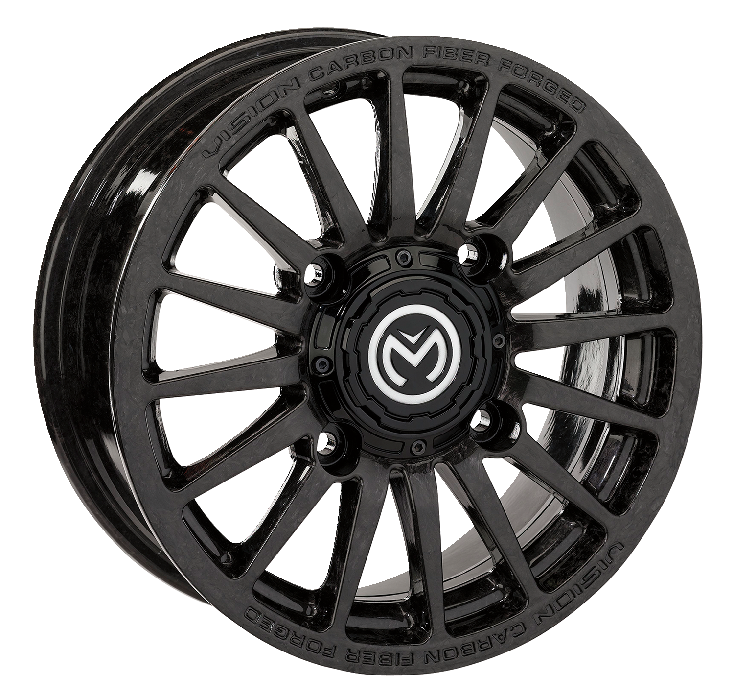 MOOSE UTILITY Wheel - 325X Carbon Fiber - Front/Rear - Black - 15x6 - 4/136 - 5+1 325-1561365-150