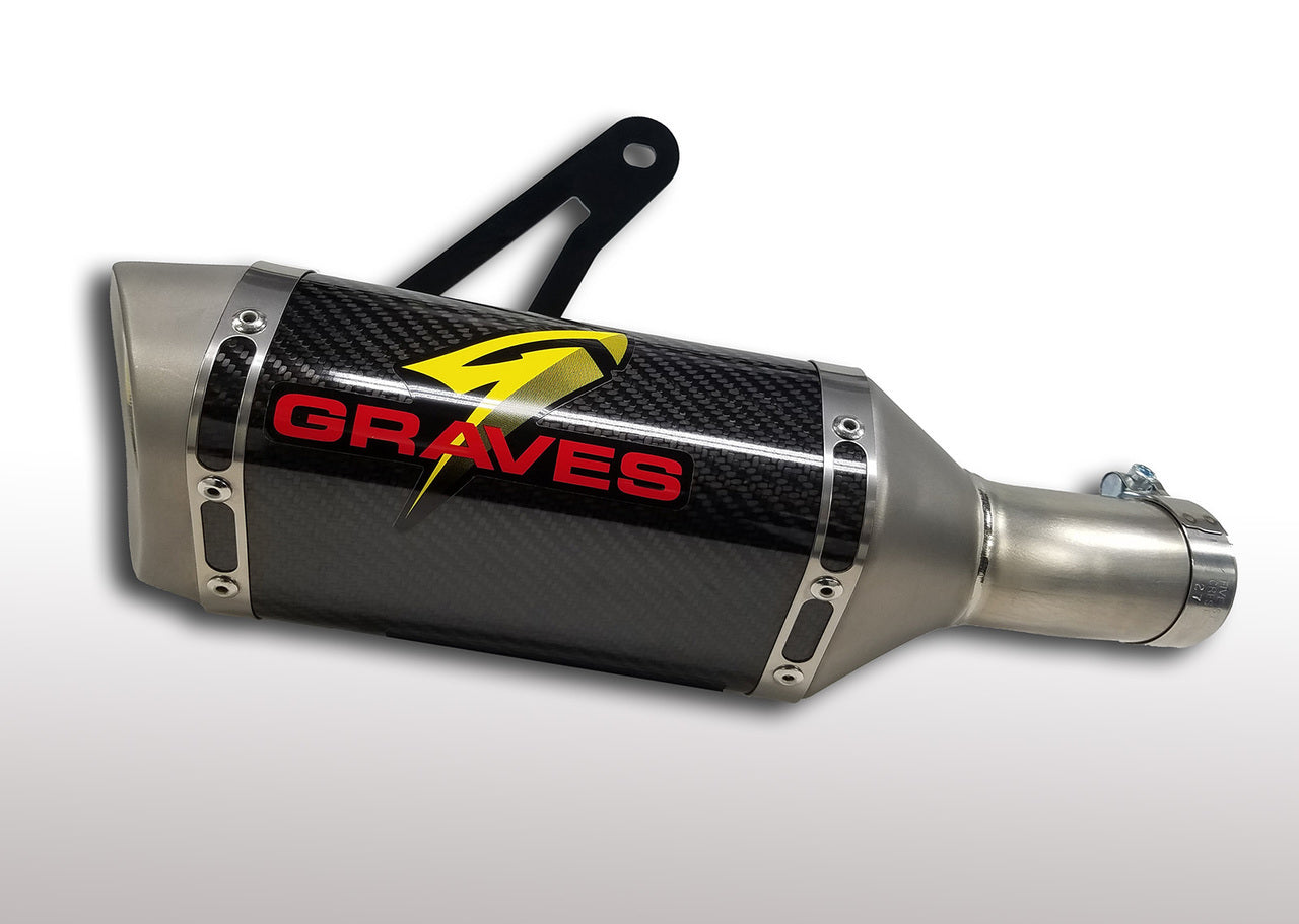 Graves Cat Back Slip On Exhaust For Gsxr1000 2017-2025 2026Exs-17g1-Cbtc