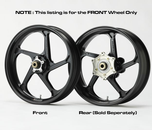 Galespeed Type-GP1S Front Wheel Black Yamaha YZF-R3 2015-2018
