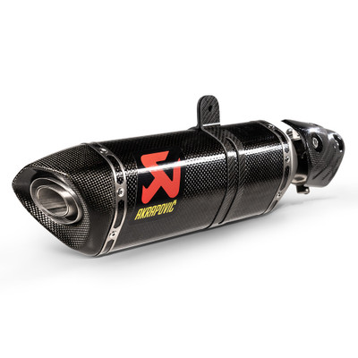 Akrapovic Homologated Slip-On Exhaust Kawasaki ZX-6R 09-26 Carbon Fiber