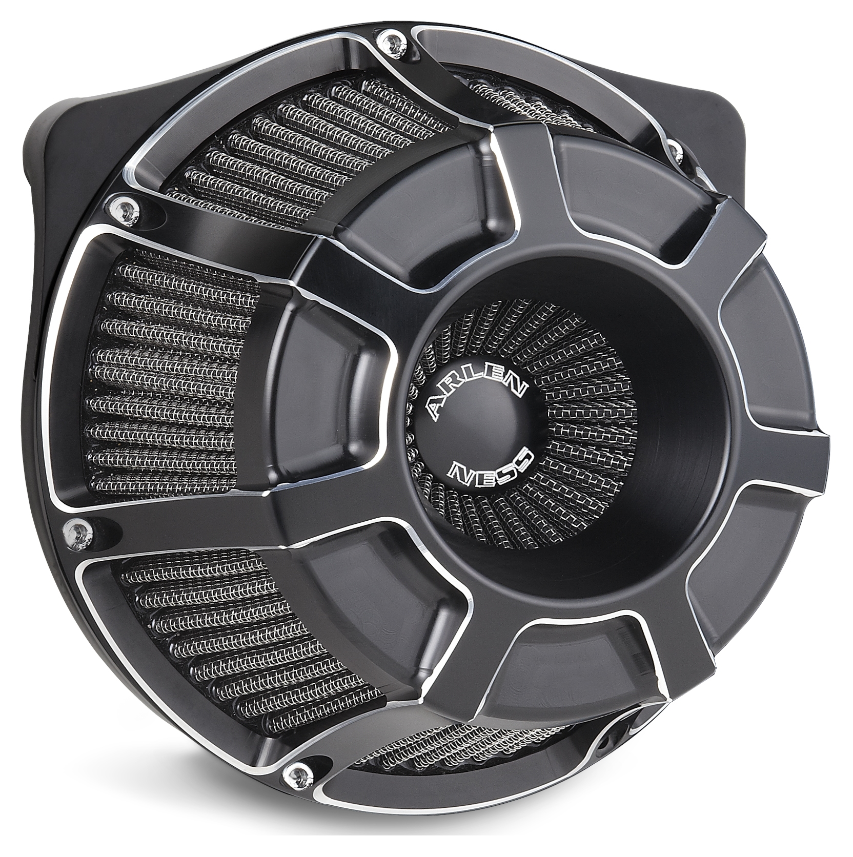 Arlen Ness Beveled Inverted Series Air Cleaner Kit For Harley 2017-2025