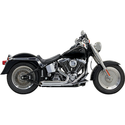 Bassani Xhaust 1988-2006 Harley-Davidson Softail Springer FXSTS Pro-Street Exhaust System - Chrome Turn Out