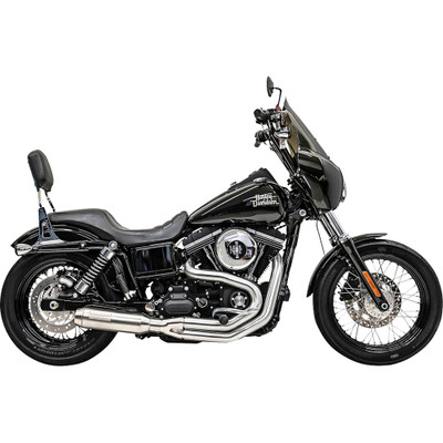 Bassani Xhaust 2004-2010 Harley-Davidson Super Glide EFI FXDI 2-into-1 Mid-Length Super Bike Exhaust System