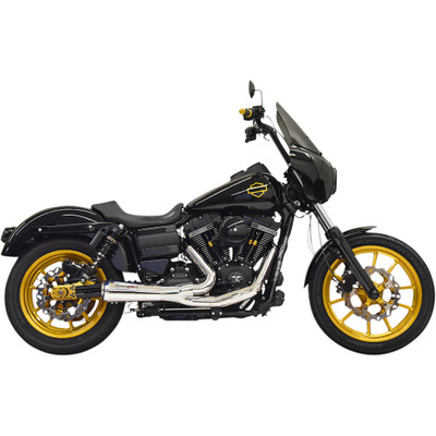 Bassani Xhaust 2007 Harley-Davidson Screamin' Eagle Dyna FXDSE Ripper 2-to-1 Exhaust System - Chrome