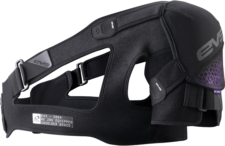 Evs SB04 PRO Shoulder Brace With Rezro Black LG - SB04P-BK-L