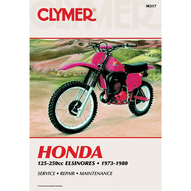 Clymer M317 Service Shop Repair Manual Honda Elsinores 125-250cc 73-80