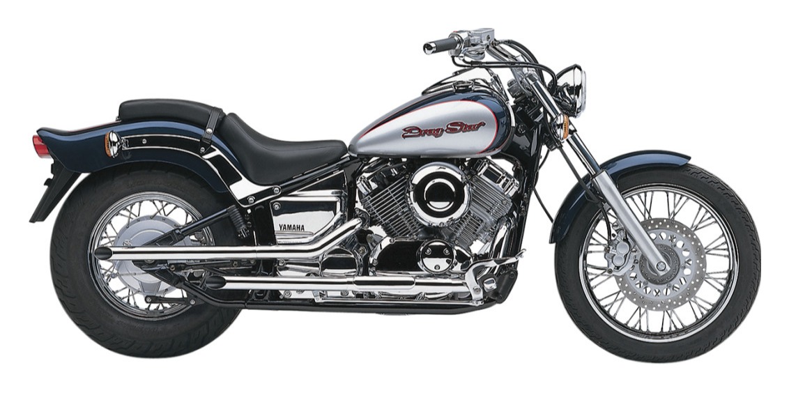 Cobra 2" Drag Pipe Exhaust Yamaha V Star 1998-2005