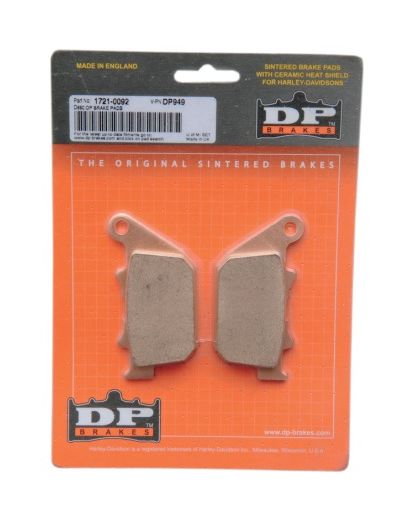DP Brakes Sintered Rear Brake Pads For Harley Sportster 2004-2013