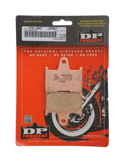 DP Brakes Sintered Rear Brake Pads For Harley Sportster 2014-2022