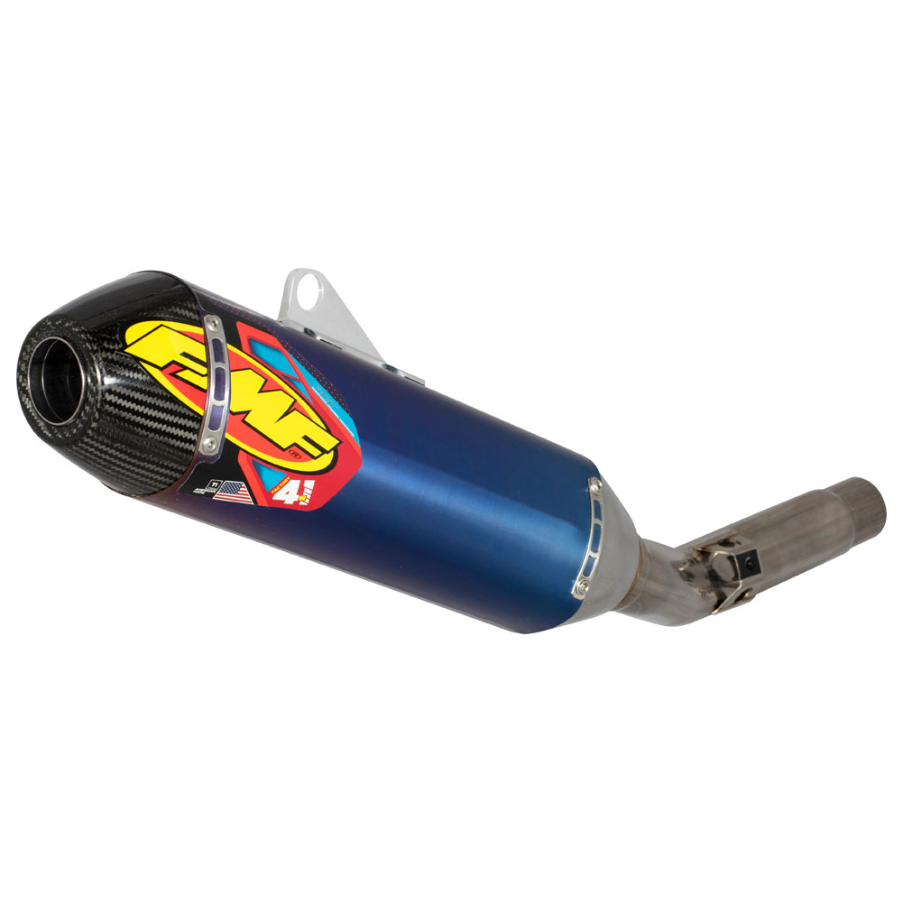 FMF Factory-4.1 RCT Titanium Silencer Carbon Cap Kawasaki KX250 2021-2