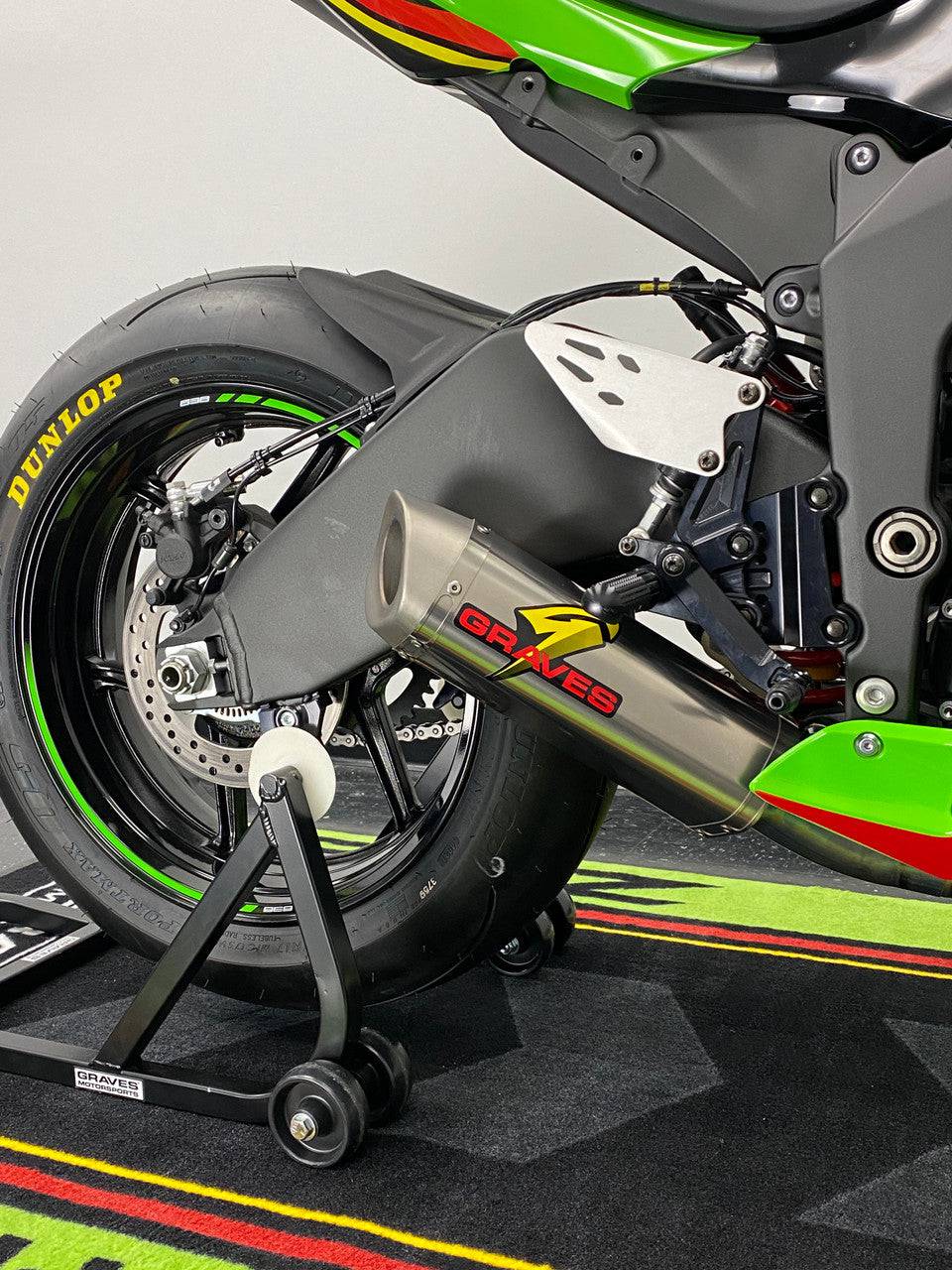 Graves Cat-Back Slip-On Titanium Exhaust Kawasaki Ninja ZX-6R 2019-202