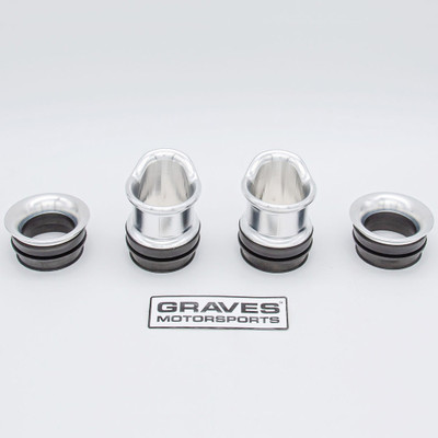 Graves Motorsports Kawasaki ZX-6R 09-26 VE2 Velocity Stacks Silver