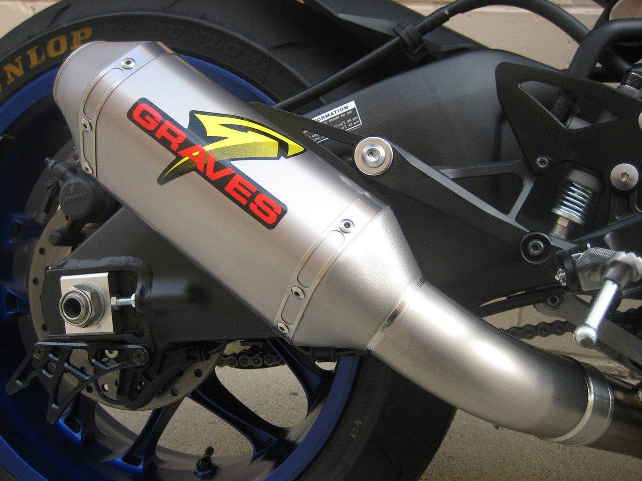 Graves Short Cat Eliminator Titanium Exhaust Yamaha R1 2015-2025
