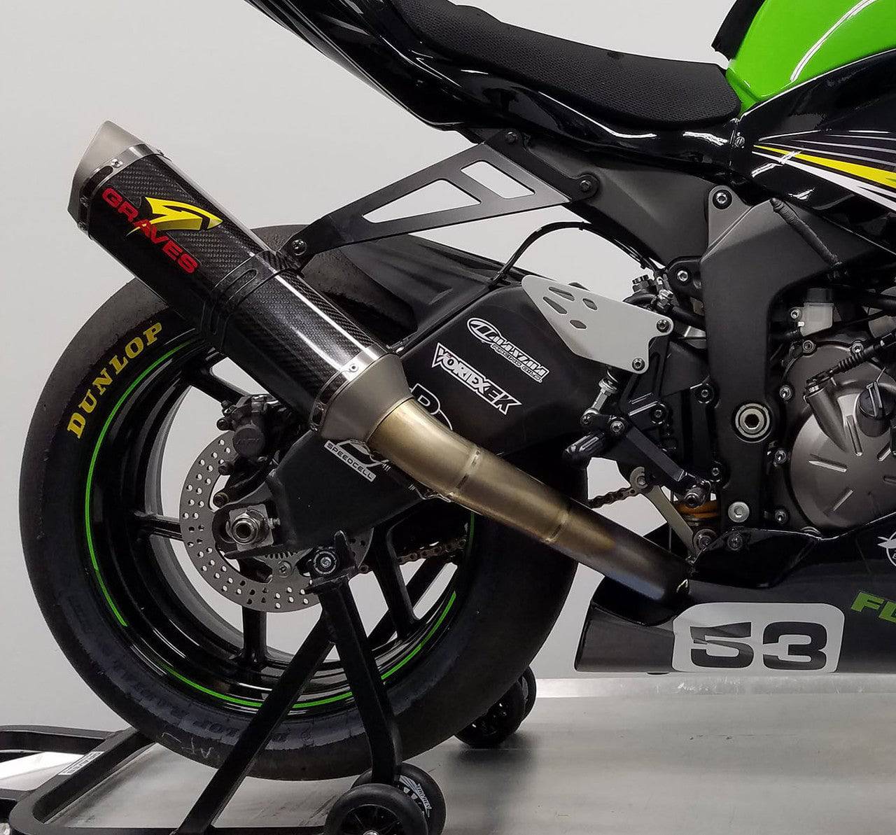 Graves WORKS2 Carbon Full Exhaust System Kawasaki ZX-6R 2009-2025