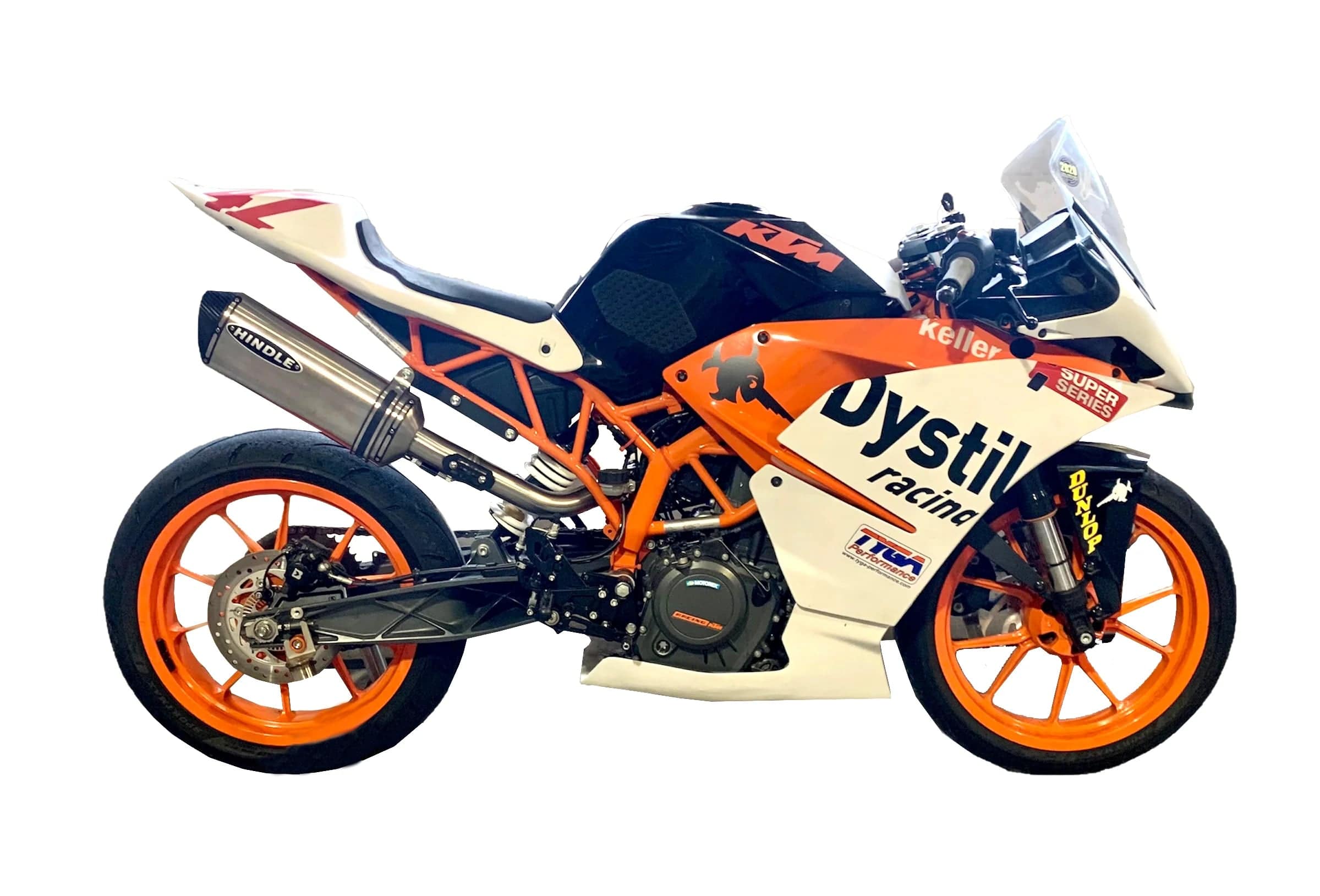 Hindle Evolution Full Exhaust System KTM RC390 2019-2022