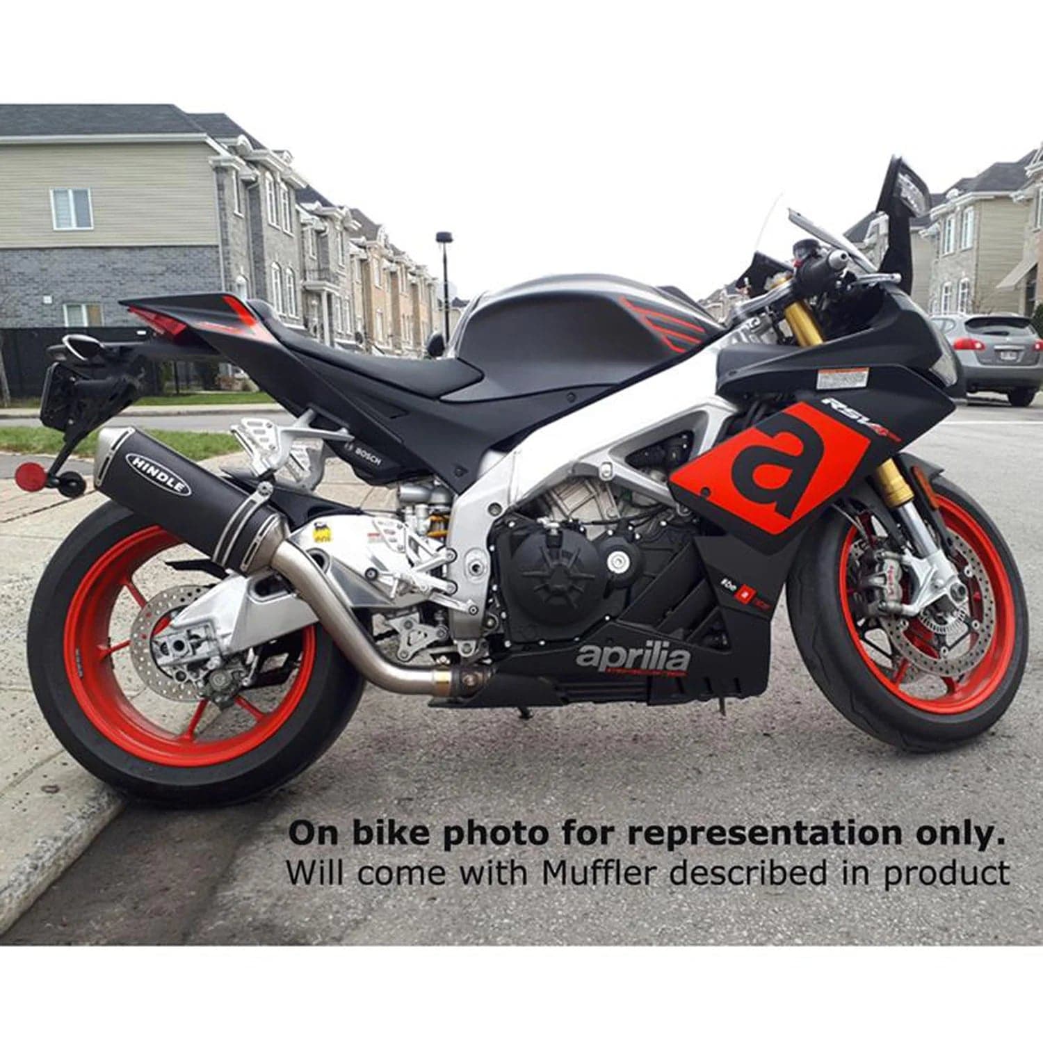 Hindle Evolution Slip-on Exhaust System High Aprilia RSV4 2015-2018