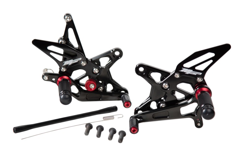 Hotbodies Racing MGP Adjustable Rearsets Kawasaki ZX6R / ZX636 2009-2026