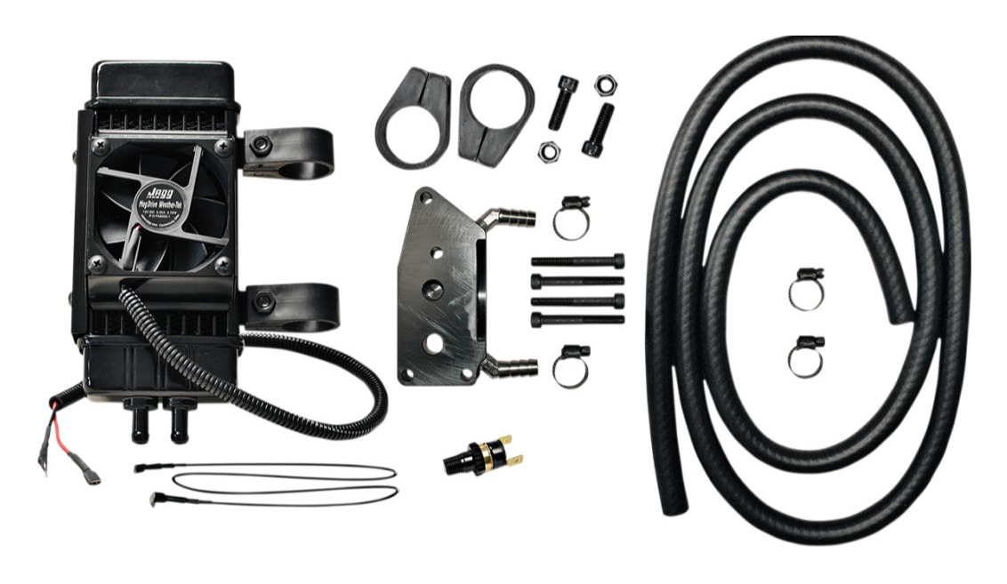 Jagg 10-row Vertical Fan-assisted Oil Cooler System Yamaha 1999-2015