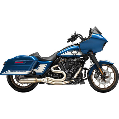 Bassani Xhaust #1F98SSE - 2-into-1 Mid-Length Exhaust System with Super Bike Muffler - Stainless Steel - 49-State