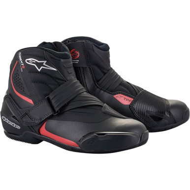 Alpinestars #2224521-13-39 - SMX-1 R v2 Boots - Black/Red - US 6 / EU 39