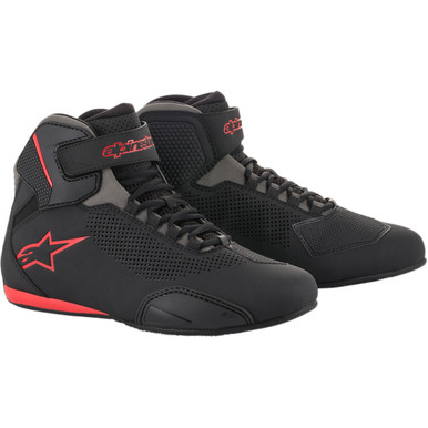 Alpinestars #251561813111 - Sektor Vented Shoes - Black/Gray/Red - US 11
