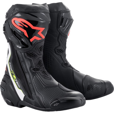 Alpinestars #2220021-1236-46 - Supertech R Boots - Black/Red - US 11.5 / EU 46
