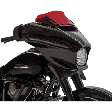 Klock Werks #KWW-01-0741 - Kolor Flare Windshield - 6-1/2" - Red - '23-'25 FLHX