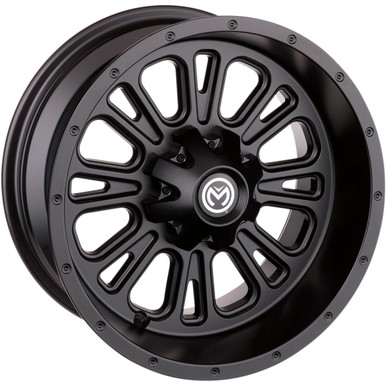 Moose Offroad - Wheel - 399X - Rear - Black - 14x8 - 4/156 - 4+4