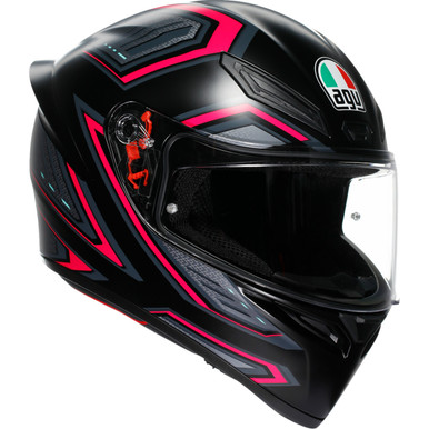 AGV #2118394003-063-XL - K1 S Helmet - Sling - Matte Black/Pink - XL