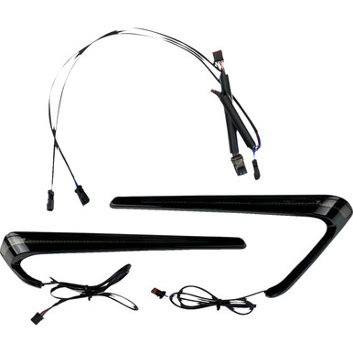 Custom Dynamics #CD-LRST-BAG-SB - Saddlebag Lights - LED - Smoke Lens