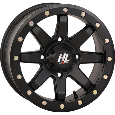 High Lifter #14HL09-1436 - Wheel - HL9 Beadlock - Front/Rear - Matte Black - 14x7 - 4/137 - 4+3