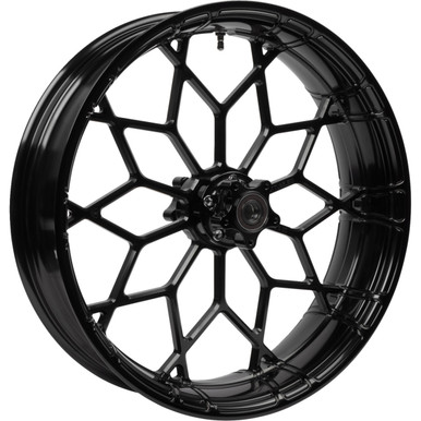 Arlen Ness #91.651 - Wheel - Fat Factory - Forged - Front - Black - 21x5.5