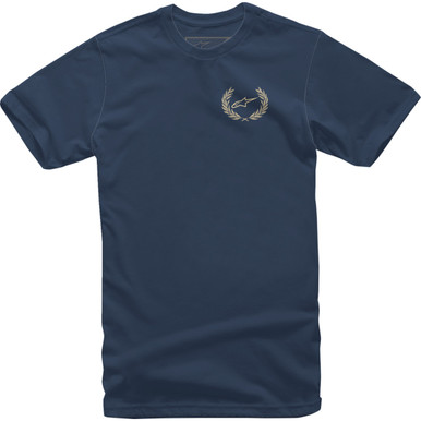 Alpinestars #12137258070M - Wreath T-Shirt - Navy - Medium