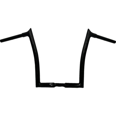 FAT Baggers INC. #948014-B - 1-1/4" EZ Install Pointed Top Handlebar - 14" - Black
