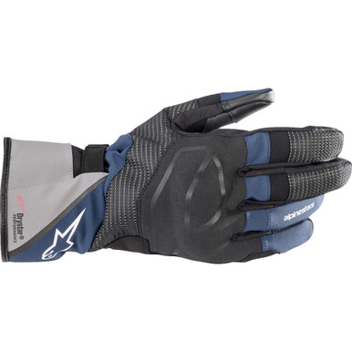 Alpinestars #3527521-1267-XL - Andes V3 Drystar Gloves - Black/Dark Blue - XL