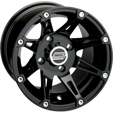 Moose Offroad - Wheel - 387X - Front - Black - 14x7 - 4/136 - 4+3