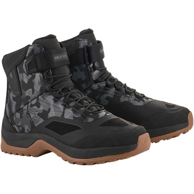 Alpinestars #261102090848 - CR-6 Drystar Shoes - Black/Gray/Gunmetal - US 8