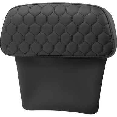 Saddlemen #814-07C-17800 - Chopped Tour Pak Pad - Honeycomb - Black Stitching - FLH/FLT '14-'24