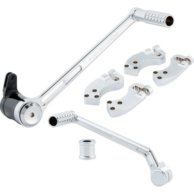 Arlen Ness #410-037 - Extended Foot Control Kit - 3" - Chrome