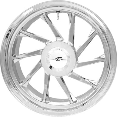 Coastal Moto #3D-HURR-187T-CH - Wheel - Hurricane 3D - Rear Right - Chrome - 18" - Trike