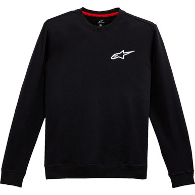 Alpinestars #1232-51020-102X - Ageless Crew Fleece - Black - 2XL