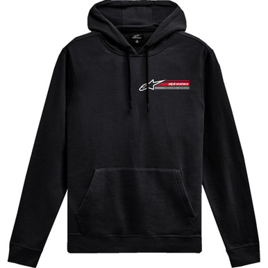 Alpinestars #1214-51808-10-L - Par Pullover Hoodie - Black - Large