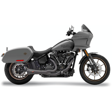 Bassani Xhaust #1S73RBE - 2-into-1 Ripper Short Exhaust System - Black - 49-State